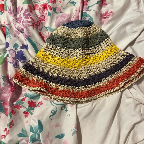 Colorful Straw Hat - Picture 2 of 3
